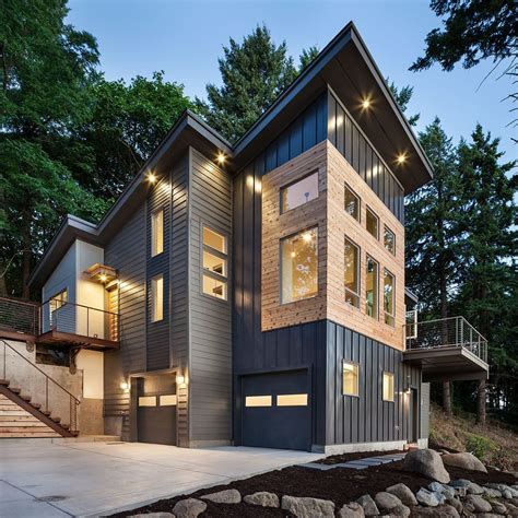 wood and metal siding for a house|metal siding pros and cons.